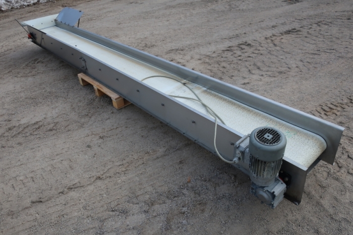 4915 Plain conveyor belt 4200x350 STAINLESS STEEL