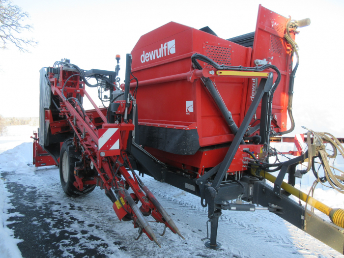 5338 Dewulf GBC carrot harvester with bunker