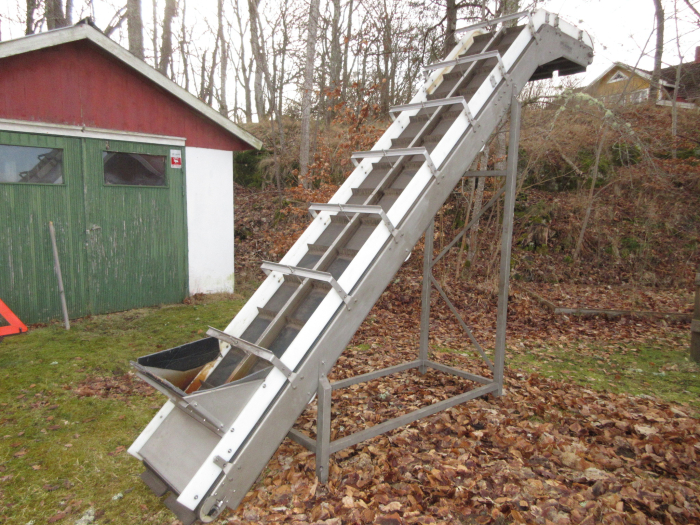 6135 VPL elevator 3700+700x550 mm Rostfritt utförande