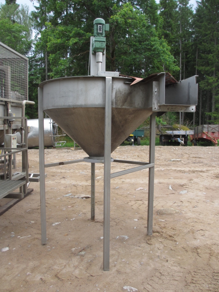 3849 EMVE destoner stainless steel 1400 mm