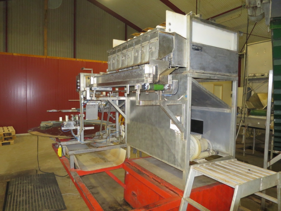 4247 Newtec 2008G G45 weigher and bagger for carrots