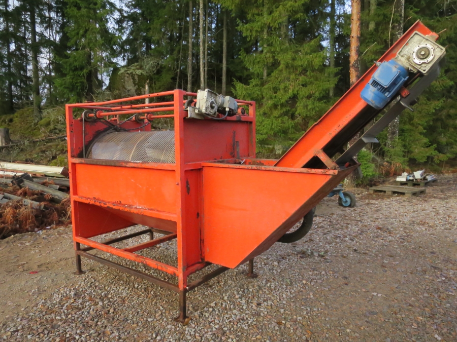 4449 EKKO potato washer drum washer