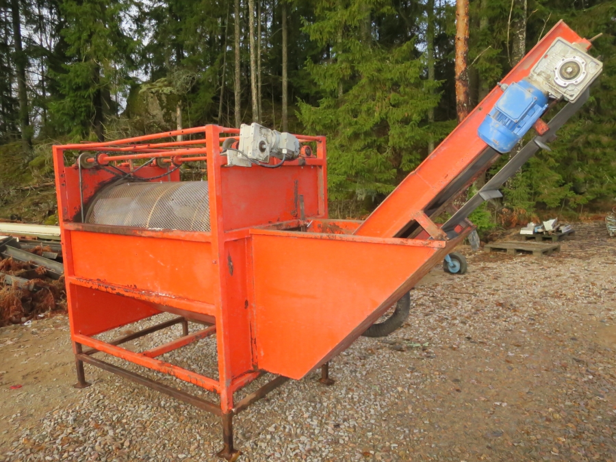 4449 EKKO potato washer drum washer