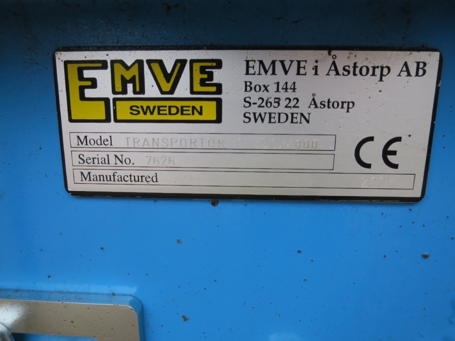 4710 EMVE conveyor belt 5100x1000 mm