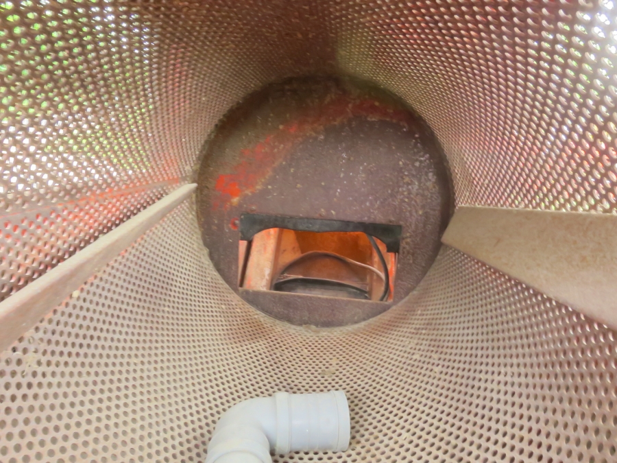 5221 EKKO potato washer with drier table 