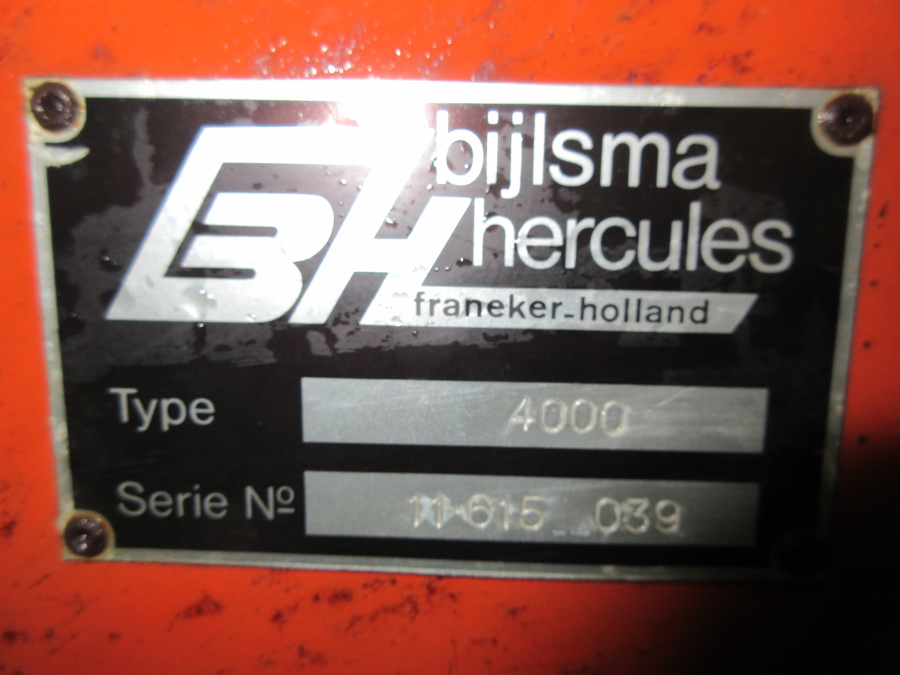 5522 Bijlsma Hercules receiving hopper
