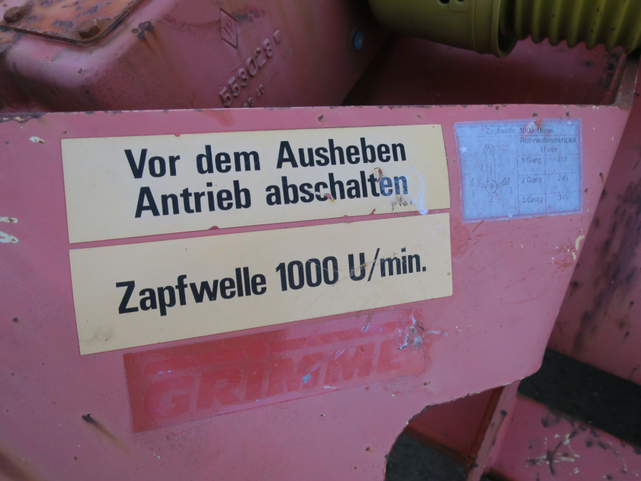 5593 Grimme DF3000 rotary hiller