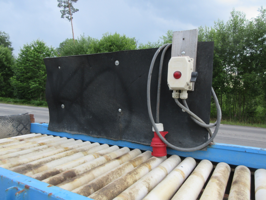 5621 EMVE roller inspection table 3400x500 mm
