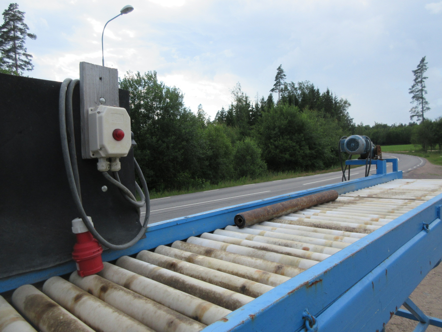 5621 EMVE roller inspection table 3400x500 mm