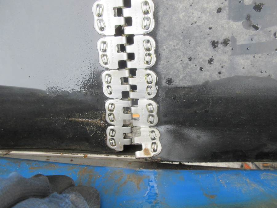 6057 EMVE transportband 3500x550 mm ROSTFRI