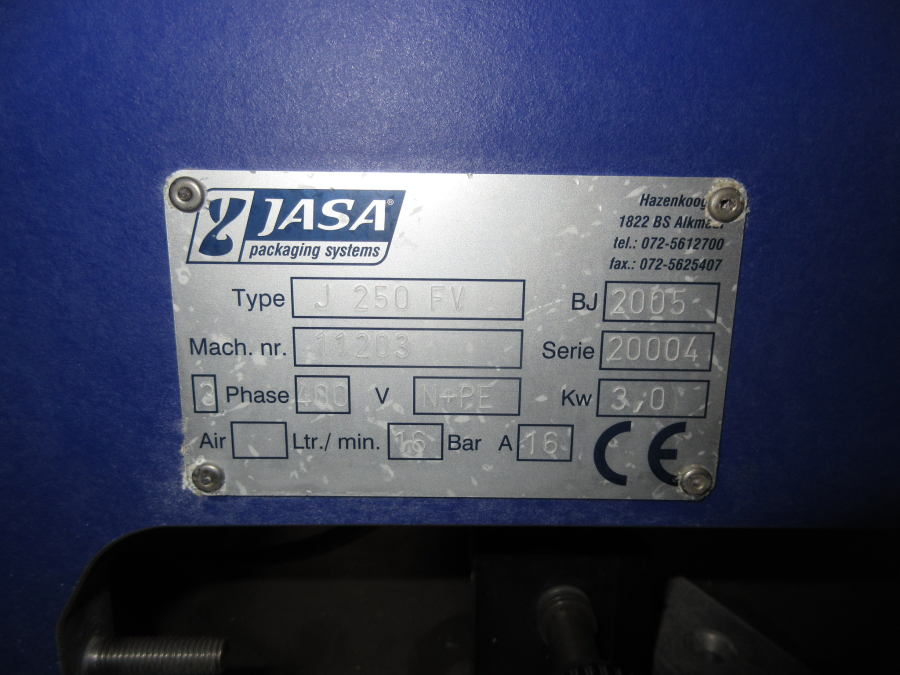 6095 JASA 250 packmaskin VFFS