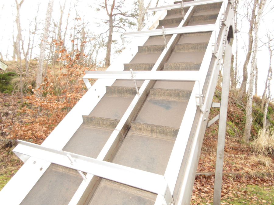 6135 VPL elevator 3700+700x550 mm Rostfritt utförande