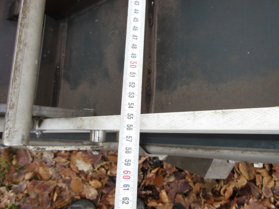 6135 VPL elevator 3700+700x550 mm Rostfritt utförande