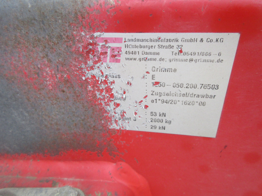 6281 Grimme SE85-55 potato harvester