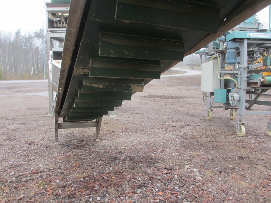 3807 Newtec feeding conveyor to weigher