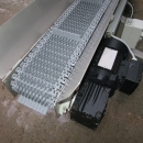 4959 EMVE conveyor for tray / punnets STAINLESS STEEL