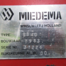 5496 Miedema SB40 receiving hopper