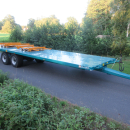 5931 Rolland flat bed box trailer 10m 