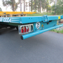 5931 Rolland flat bed box trailer 10m 