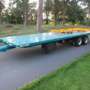 5931 Rolland flat bed box trailer 10m 