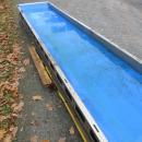6055 EMVE Förderband 4700x800 mm EDELSTAHL