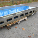 6056 EMVE Förderband 3000x1000 mm EDELSTAHL