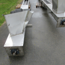 6291 screw feeder auger  6400x250 mm Stainles steel 