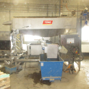 6292 Tong potato washing line with destoner and polisher Stainless steel