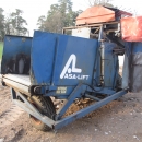 3766 Asa-lift T-10B carrot harvester mounted with bunker