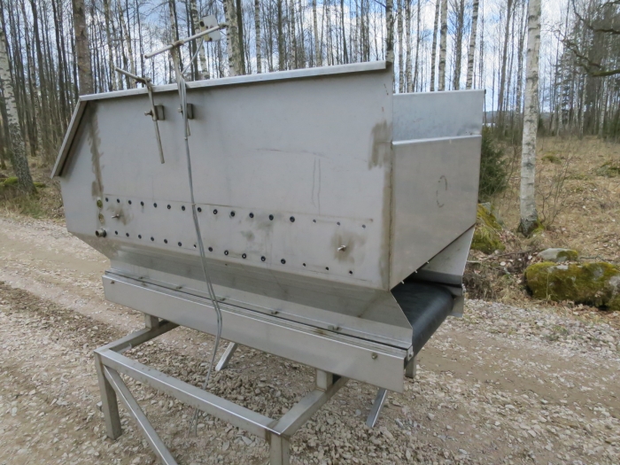 4315 Edelstahl Bunker 1650x600 mm