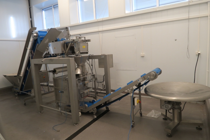 4593 GKS complete packaging line with vertical bagger, weigher etc