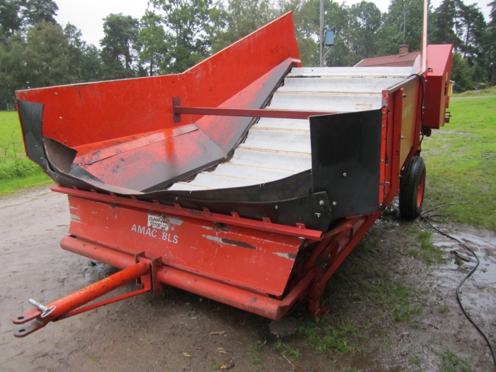 3276 AMAC receiving hopper mit Rollen Walzen