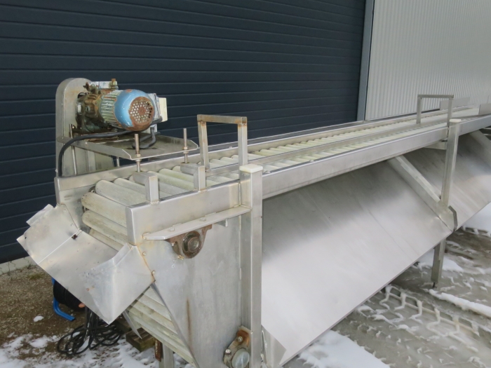 5170 RMT roller table in stainless steel