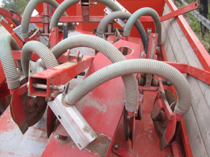 3371 Grimme Kartoffel Legemaschine 4 rh mit Düngerstreuer
