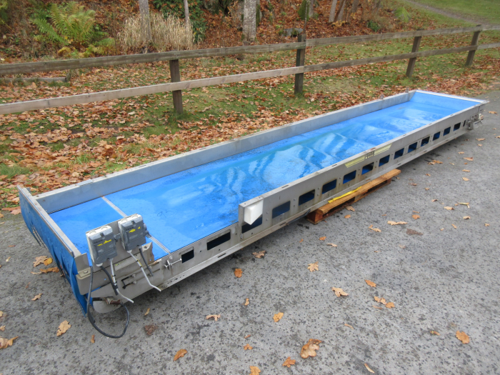 6055 EMVE Förderband 4700x800 mm EDELSTAHL