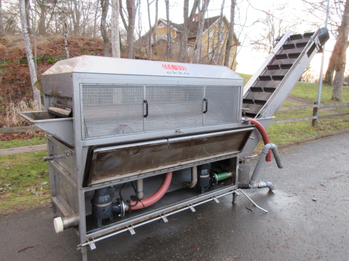 6108 EKKO EM1320 potato washer stainless steel