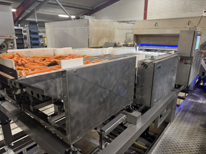6307 Newtec Celox optical sorter for carrots