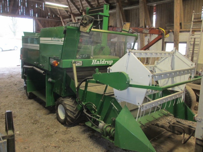 3841 Haldrup harvester for leaf vegetables, spinach etc