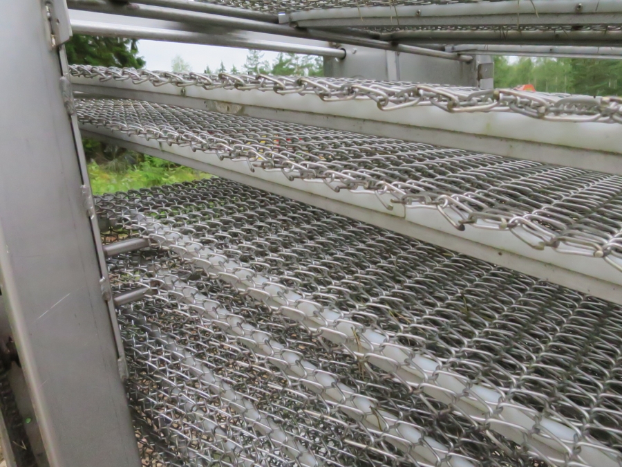 4144 Belt drier web table for Frying line potato chips