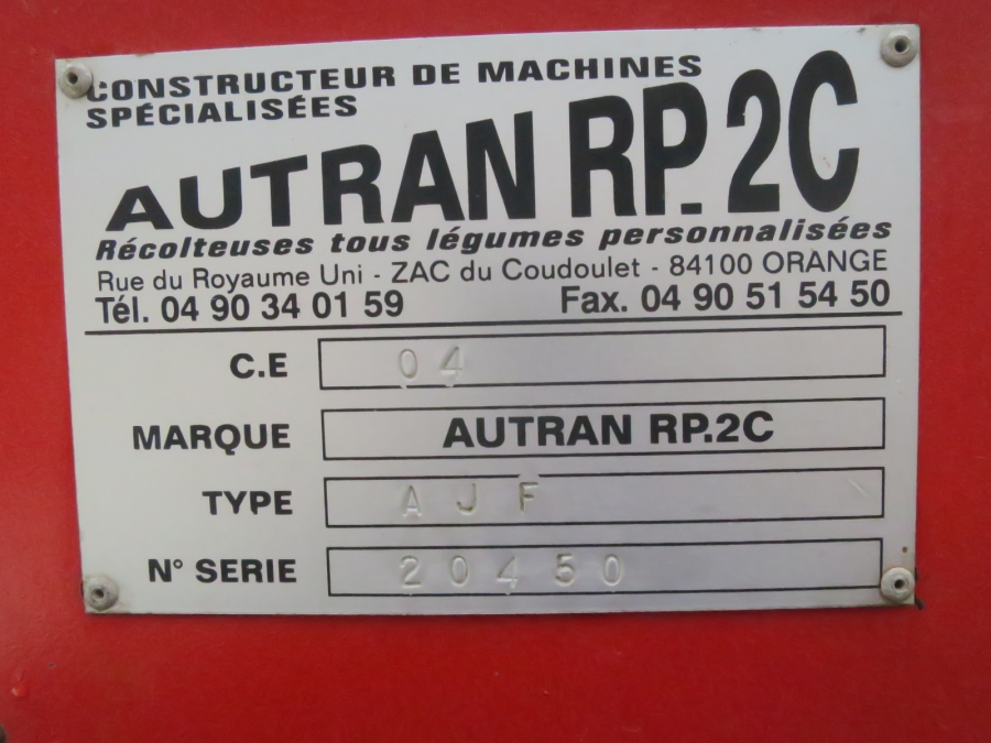4150 Autran baby leaf harvester selfpropelled