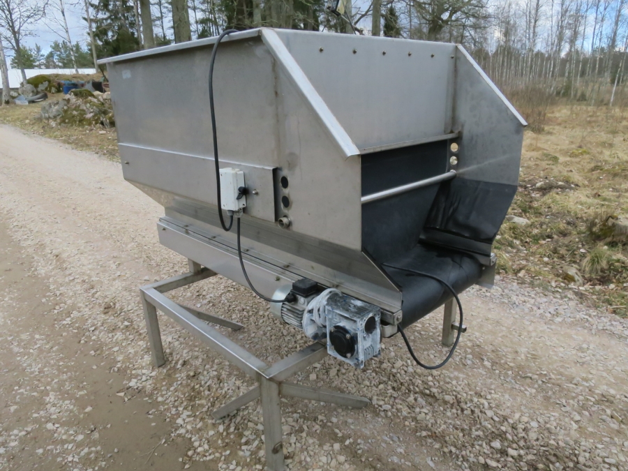4315 Edelstahl Bunker 1650x600 mm
