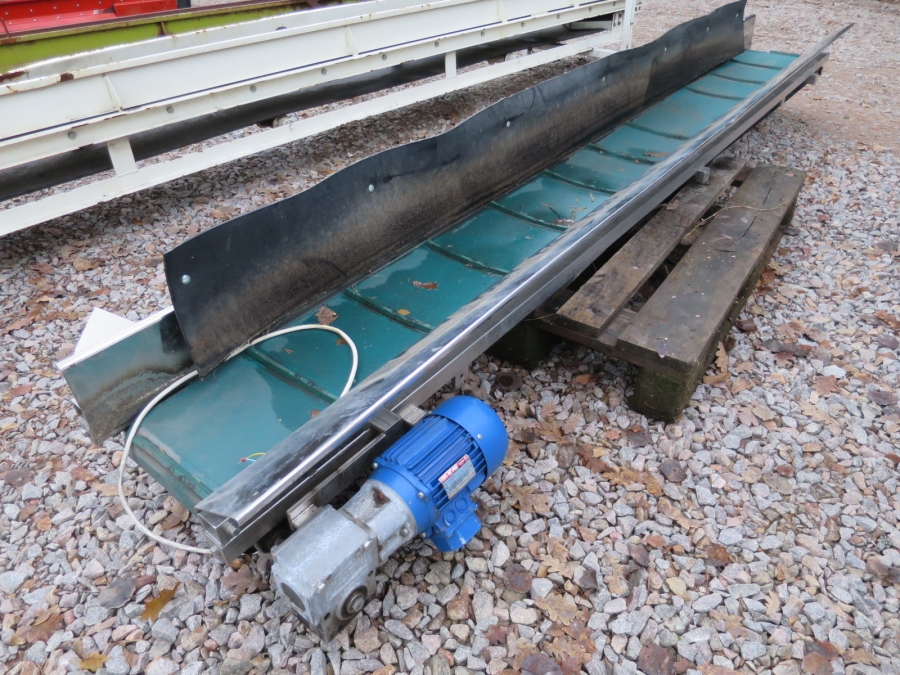 4470 Plain conveyor 3200x300 mm STAINLESS STEEL