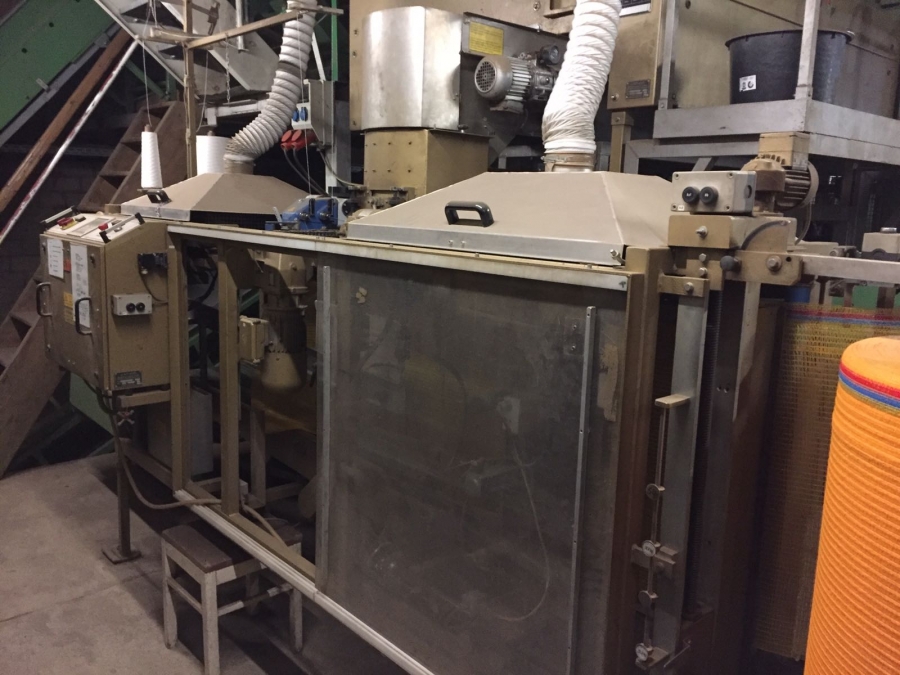 4588 Affeldt Computer weigher 12 head with rollstock net bagger