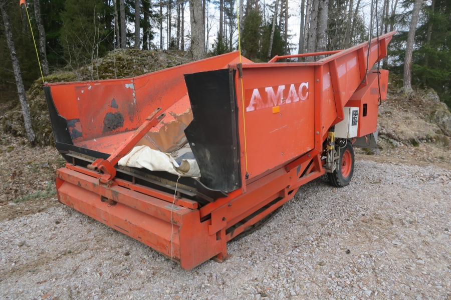 4627 Amac BLX100 receiving hopper