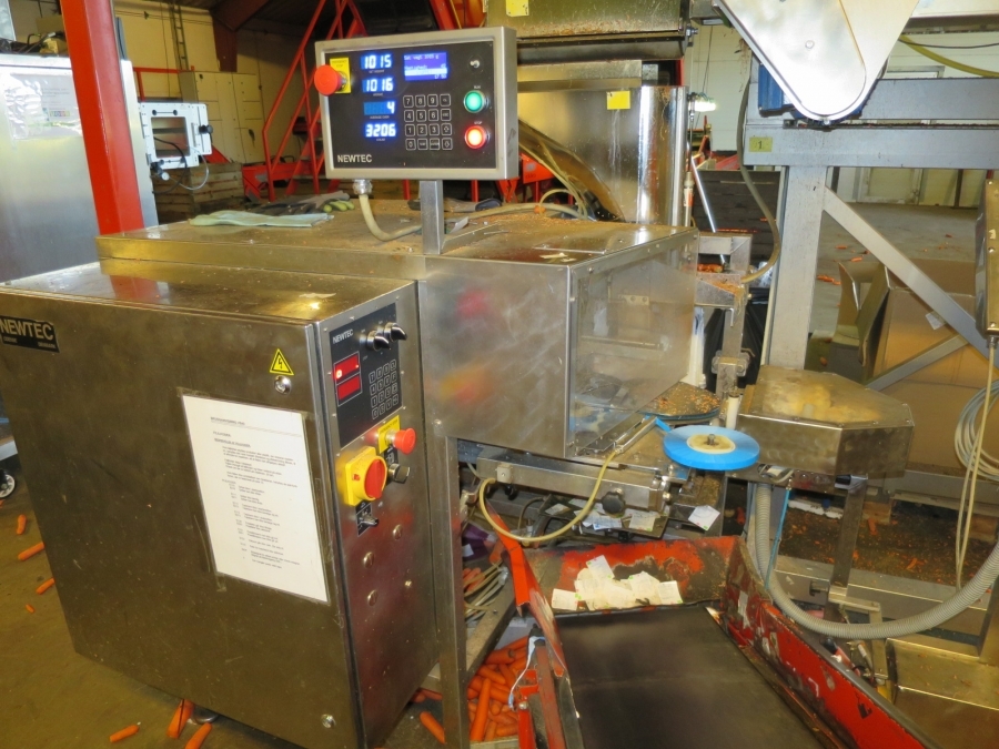 4768 Newtec 3009 Waage mit Verpackungsmaschinen für Möhren