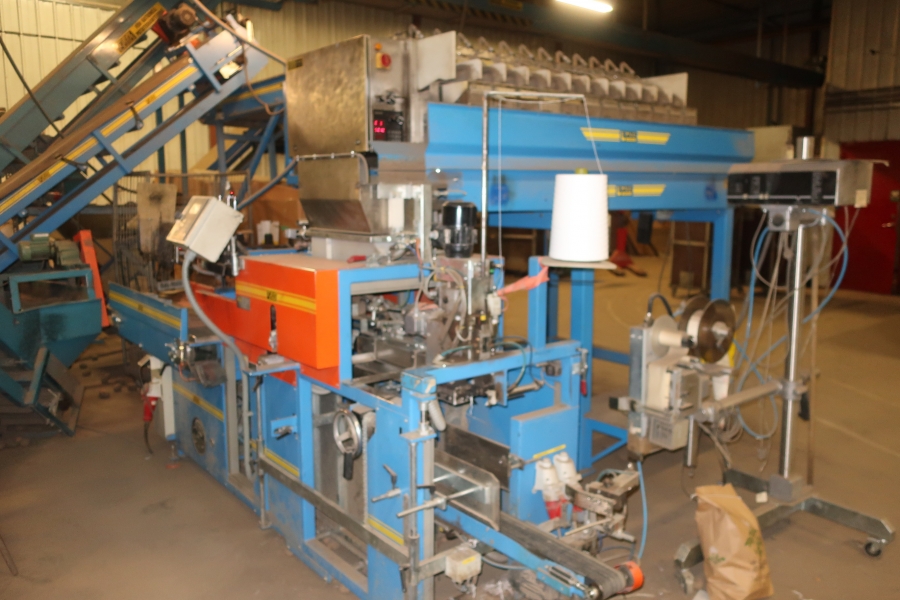 4785 NEWTEC 2012B mit EMVE BE5000 Papiertütemaschine