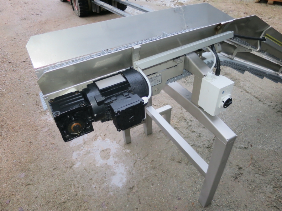 4959 EMVE Förderband für tray / punnets EDELSTAHL