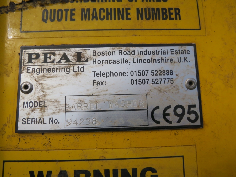 5111 Peal potato washer and felt drier table