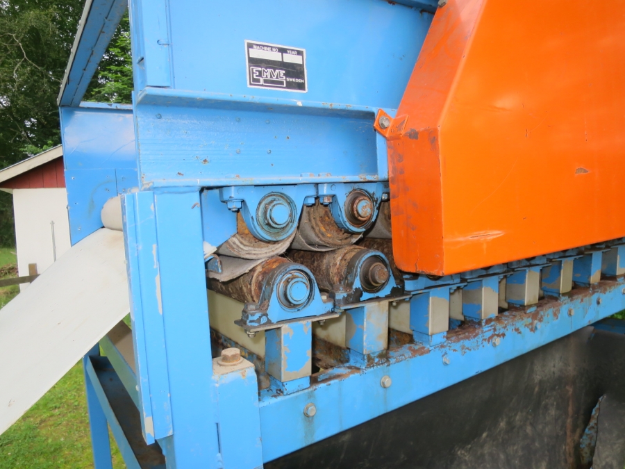 5117 EMVE drier table 10 roller 1m wide