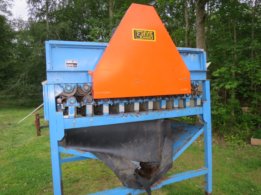 5117 EMVE drier table 10 roller 1m wide